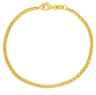 China Nickel Free Design Lead Free Popcorn 230Mm Chinese Style Chain Gauge Festival Stackable Bracelet Bulk Charm for sale