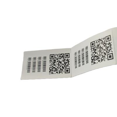 China Waterproof Custom Thermal QR Code Sticker Waterproof Label Barcode Packaging Labels for sale