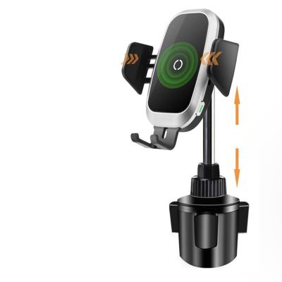 China Universal 2021 New Design Qi kc Approved FOD Sensor Automatic Induction Car Fast Wireless Charger 10W 15W for sale