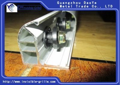 China DY Aluminium Track Rail For Protecting Children Safety Invisible Grilles for sale