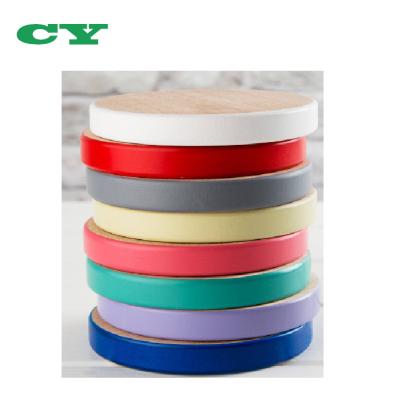 China Sustainable Creative Wooden Drink Coaster Colored Wooden Edge Coaster for sale