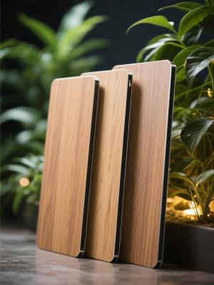 China Holz-Aluminium-Verbundplatten mit hohem Wirkungsgrad Holzkorn ACP-Blatt Witterungsbeständig für Büroberflächen Plattformverkleidung zu verkaufen