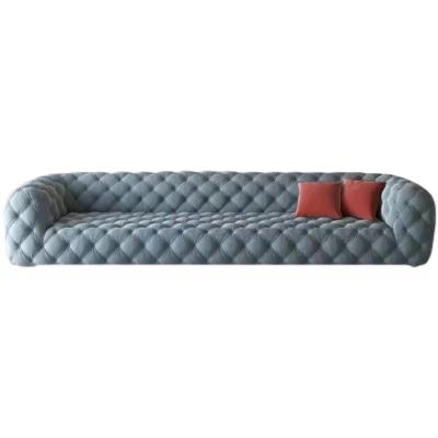 China Other Luxury Royal American Style Living Room Italian Velvet Tufted Chesterfield Sofa Factory Direct sale for sale
