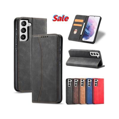 China Shockproof Case For Fe Samsung Galaxy S22 S21 S20 ULTRA S10 PLUS A50 A70 A21S A51 A53 A71 A32 A52 A72 Flip Leather Phone Cover Luxury for sale