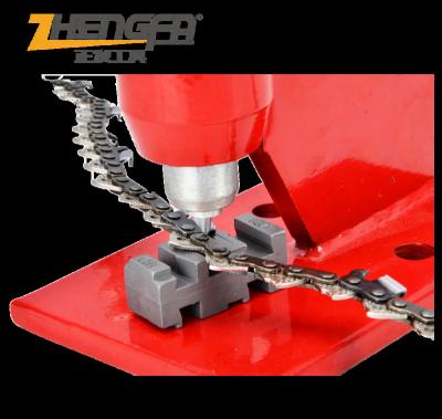 China Portable chainsaw roller chain breaker for breaking saw chain and rivet spinner for sale