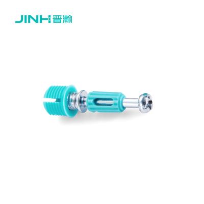China 40mm Length Cold Rolled Steel Cam Bolt Screw , Furniture Fixing For Panel-Type Furniture for sale