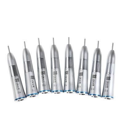 China 1:1 Metal Low Speed Straight Warhead DORIT Handpiece Directly Compatible With E Type Air Motor for sale