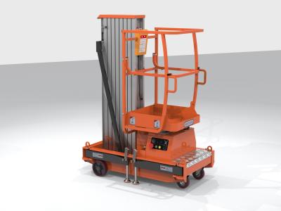 China Widely Applicable Single Mast Lift With Low Voltage Protection for sale