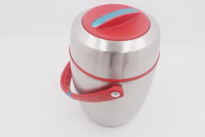 China 2L Tableware insulated food jar with handle lid stainless steel airline bento lunch box for sale
