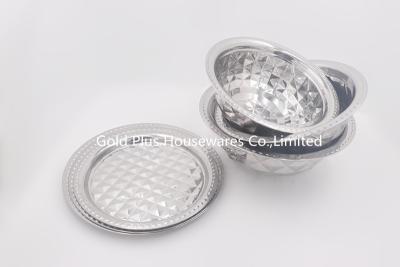 China 30cm Multi-functional stainless steel food storage basin vegetable reserve side deep basin with lid for sale