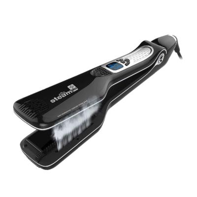China Professional Hairdressing Brush Flat Iron Fast Hair Styling Tools Steam Hair Straightener for sale