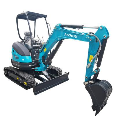 China Factory top rank! Wholesale CHINESE CE/EPA/EURO 5 Digger mini compact excavators 2..5 ton with inch bucket for sale for sale