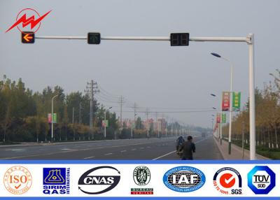 Chine Polyester galvanisé ou matériel enduit de Polonais léger Q345 de feux de signalisation de poudre à vendre