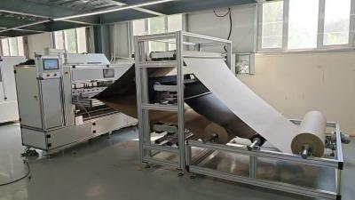 China Filter Paper Knife Pleating Machine 1250mm Width PLC Control System for sale