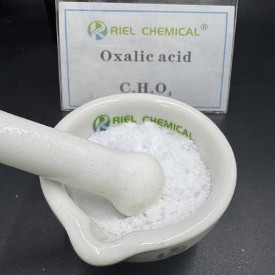 China Highly Purified 99.6% Oxalic Acid White Crystal Particle H2c204 2h20 For Cleaning Stainless Steel for sale