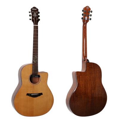 China Solid Canada Red Pine China Manufacturers Supply 41 Inch Solid Acoustic Classical Guitar For Performance Concert for sale