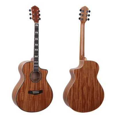 China Cheap Price Mahogany Solidwood 41 Inch Acoustic Guitar With High Quality for sale