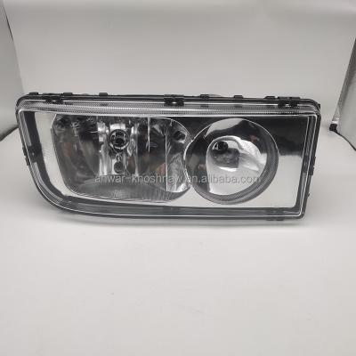 China Plastic lens & iron plate High Quality Head Lamp Oem 9408200261 9408200161 for MB Axor Truck Body Parts Head Light for sale