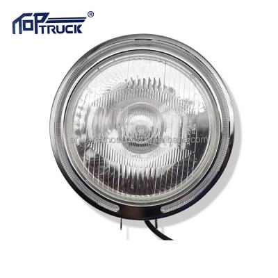 China IRON AND GLASS round Fog Lights 12v 24v work light 9 inch led truck driving light HALOGEN LAMP fog lamps for truck for sale