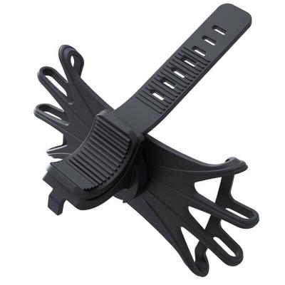 China Adjustable 360 Rotation Easy To Install Silicone Bicycle Phone Holder Compatible With iPhone for sale