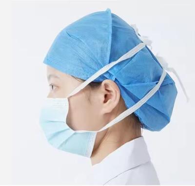 China Mascarilla Quirrgica Facemasks 3 Ply Disposable Non Woven Surgical Medical Tie on Mask for sale