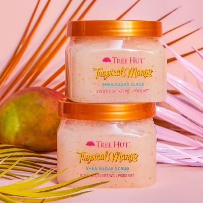 Chine Corps Mango tropical 18 oz Sucre exfoliant gommage ultra hydratant pour éclaircir la peau à vendre