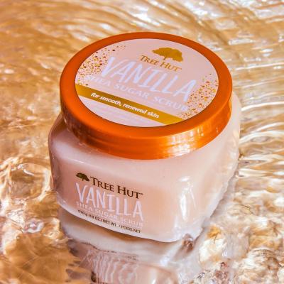 Chine 18 oz Tree Hut Vanille Sucre de karité Exfoliant Beurre de karité Body Scrub hydratant à vendre