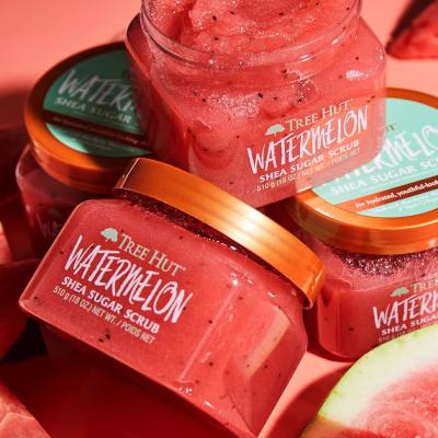 Chine Peau sèche pastèque karité Sucre de karité Exfoliant naturel pour le corps 510g à vendre