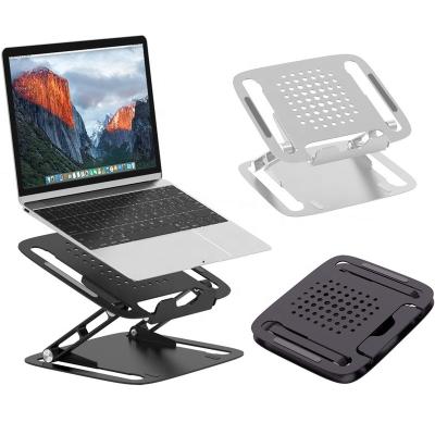 China Good Quality Adjustable Laptop Notebook Stand Holder Laptop Stand Adjustable Aluminum Desktop Folding Laptop Stand for sale