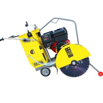 China Construction Material Stores Asphalt Concrete Pavement Road Cutting Gasoline Engine Saw Machine With Water Tank for sale