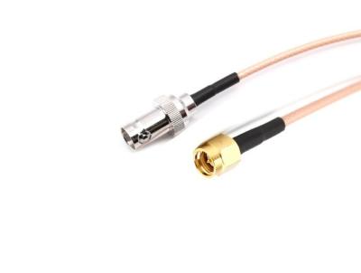 China SMA male Connector and BNC Female Connector with RG316 Double Shield Cable Length 250mm for sale