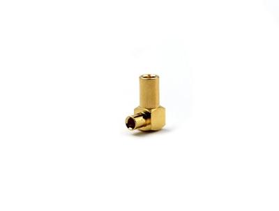 China SSMB Female Right Angel Connector for RG405 Cable for sale