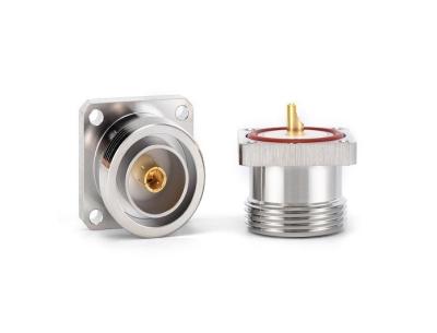 China L29 /DIN RF Connector female 4 holes flange for terminal for sale