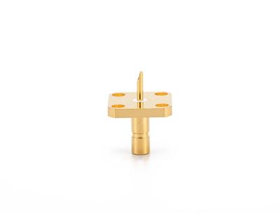China SMB male 4 holes flange RF Coaxial Connector for terminal for sale