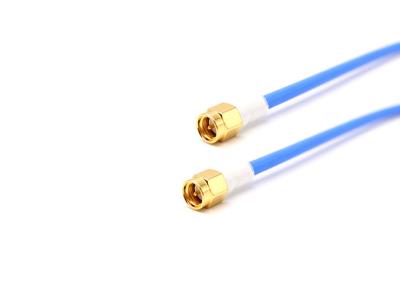 China Double SMA Male Connector with 141 Cable Length 520mm Cable Assembly for sale