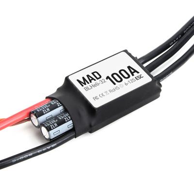 China AMPX MAD ESC BLHELI_32 100A (6-12S) Electronic Speed Controller For Brushless DC Motor 75*32*14mm for sale