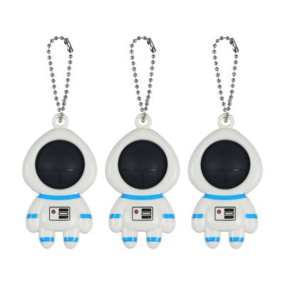 China Soft Astronaut Keychain Korean Movie Glue Same Birthday Key Chain Toy Accessories Astronaut Backpack Pendant for sale