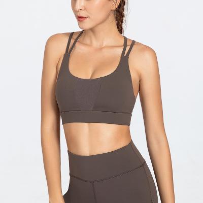 China Breathable Women Sports Bra Fitness Gym Yoga Custom Bra For Women Ladies Sports Wholesale Custom Bra for sale