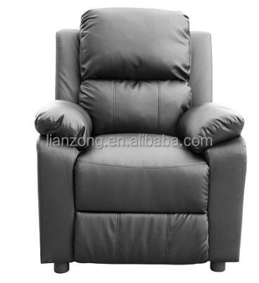 China Dark Gray Modern Lazy Leather Comfortable Single Bedroom Living Room Sofa Chair Reclining And Soft for sale