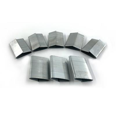 China Closed Type Poly 3/4 Steel Strapping Seals Cold Galvanized Packaging Lock Buckle for sale