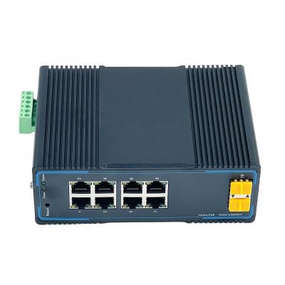 China LACP Managed industrial switches Layer 3 Downlink 8 * 2.5GBase-T Ethernet Ports Supporting POE Uplink 2 * 10GBase-X SFP+ for sale
