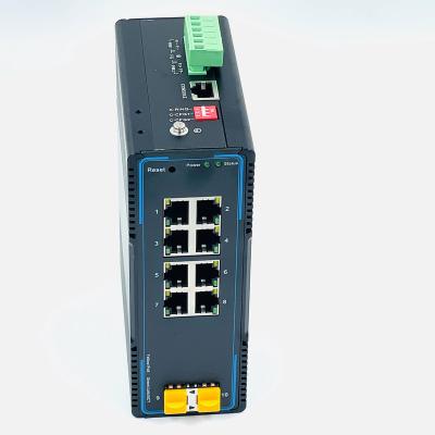 China LACP Managed industrial switches Layer 2+ Downlink 8 * 2.5GBase-T Ethernet Ports Uplink 2 * 10G Base-X SFP for sale
