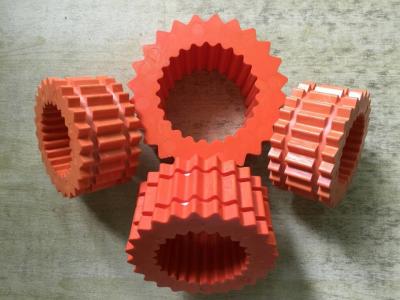 China 4H-11H Hytrel Coupling Element by Dupont Hypalon Material with Red color for sale