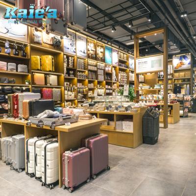 China Modern Commercial Trunk Rack Floor Display Cabinets Boutique Store Furniture for sale