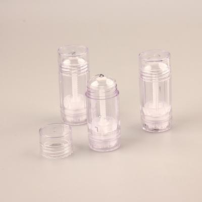 China 10ml 15 ml AS Deodorant Stick Container Deodor Containerner Flat Stick for sale