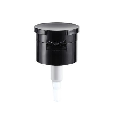 China Bomba plástica preta 28mm do removedor do verniz para as unhas 33mm para a garrafa de limpeza da beleza cosmética à venda