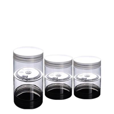 China Cosmetic Transparent Plastic Pet100-120 - 150-200 g Tank Cream Can Cream Jar Packaging Bottle for sale
