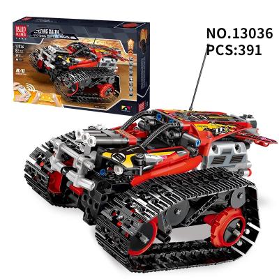 China The Building Toy Mold King 13036 13032 RC City Crawler Racing Remote Control Tracked Speed Car Stunt Truck Building Block Children Assembling Toys for sale