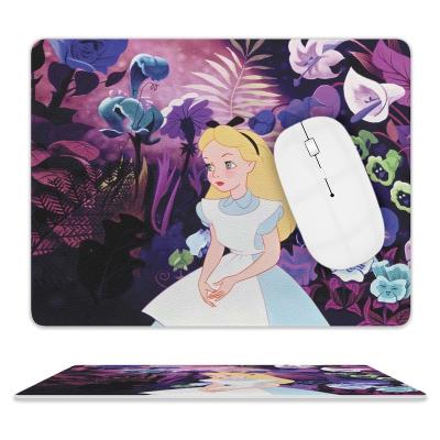 China Water Resistance Wonderland Flower Garden Alice Still Film Mouse Pad for sale