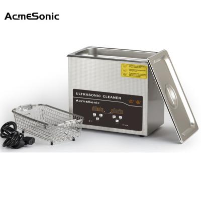China 3L Ultrasonic Parts Cleaner Ultrasonic Washing Machine With Sus Basket for sale